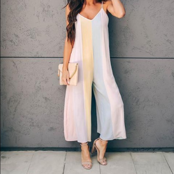 Vici Other - Color block Jumpsuit - NWT